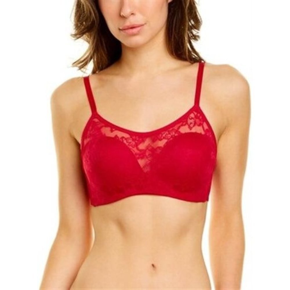 LE MYSTERE STRETCH LACE WIRELESS BRA 32DDD NEW‎ WITH TAG